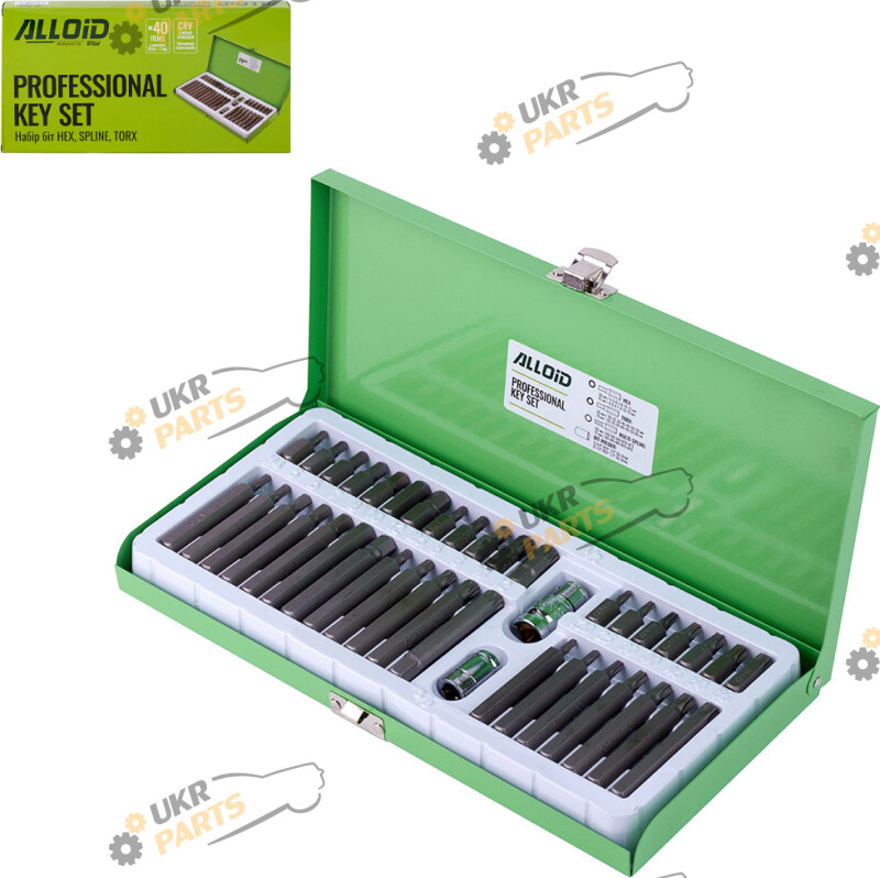 Набор бит Alloid spline,torx 40 пред (НБ-3840)