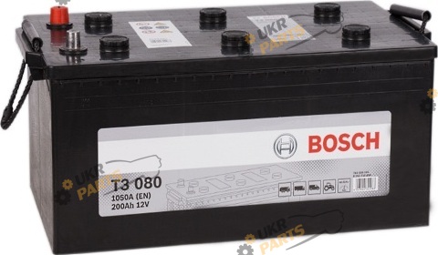 Грузовой аккумулятор Bosch T3 (T3 080) 1050 А 200 Ач (0092T30800)