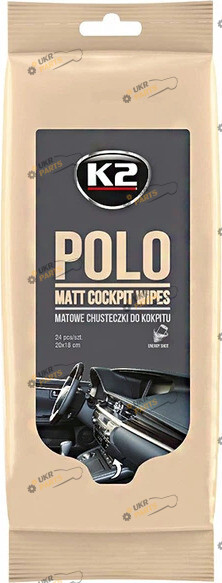 Салфетка для пластика K2 Polo Matt Wipes (K425)