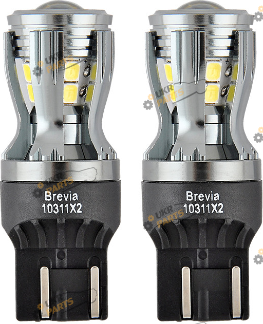 LED лампа Brevia PowerPro 350Lm. CANbus, 2шт. (20/200) W3x16q (10311X2)