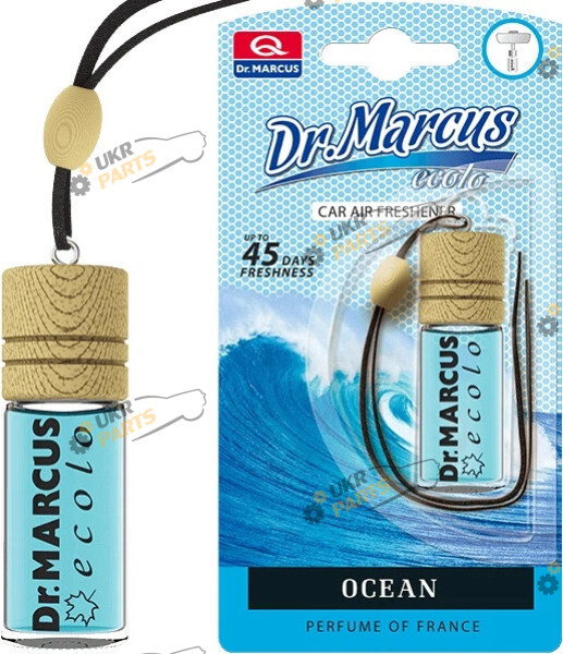 Ароматизатор DrMarkus Ecolo | Океан (Ароматизатор рідкий Dr.Marcus ECOLO NEW Ocean 4,5ml дерев'яний корок)
