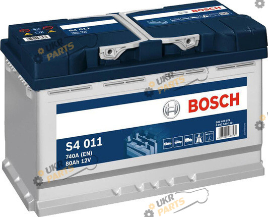 Автомобильный аккумулятор Bosch 6 CT-80-R S4 Silver 80 Ач (0092S40110)