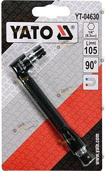 Держатель бит Yato угловой, 1/4
