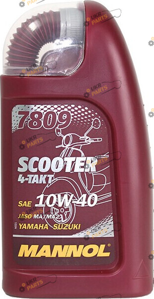Моторное масло Mannol 4-Takt Scooter 10W-40 1 л (HL10234)