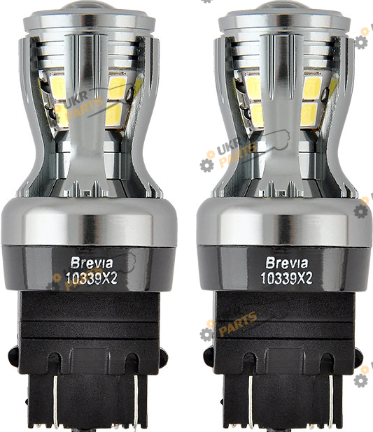 LED лампа Brevia PowerPro 12/24V CANbus P27/7W (10339X2)