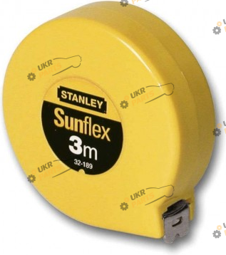Рулетка Stanley Sunflex, без фиксатора 3м (0-32-189)