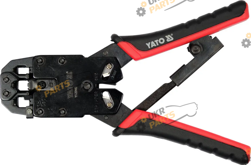 Клещи обжимные Yato RJ45, RJ10, RJ11, l= 205 мм (YT-22443)