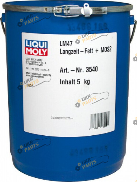Смазка для ШРУС Liqui Moly LM 47 МоS2 LANGZEITFETT 25 л (3550)