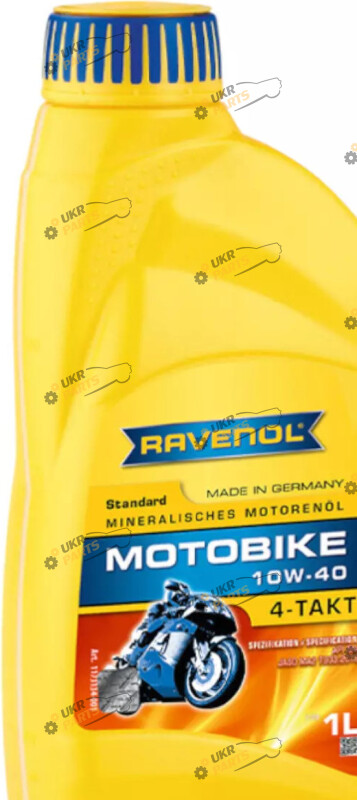 Моторное масло Ravenol Motobike Standart 10W-40 1 л (1173134-001)