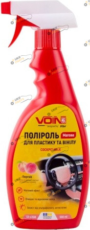 Полироль для пластика Voin матова Персик 0.5 л (VP-0538)