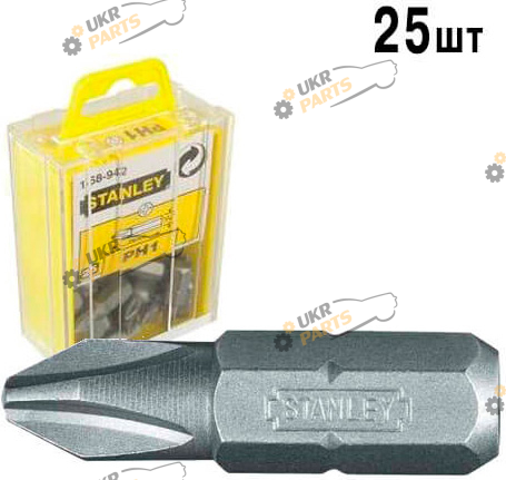 Набор бит Stanley PH1 25 мм, 25 шт (1-68-942)