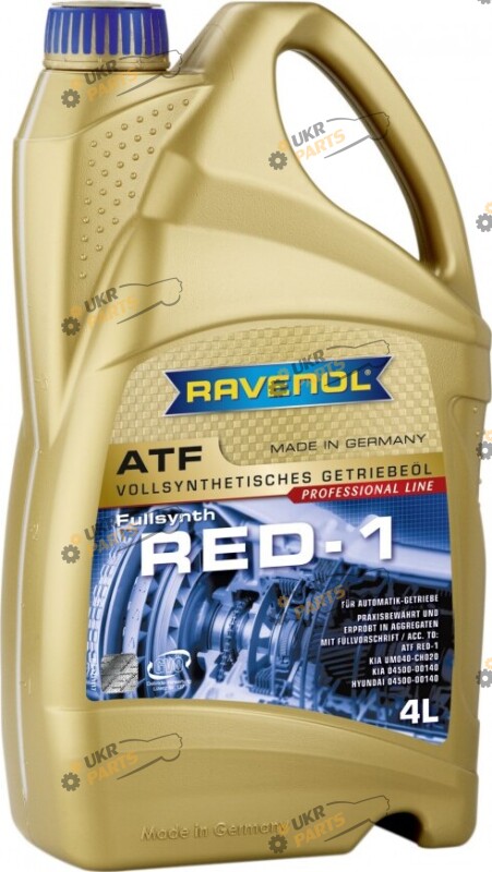 Масло трансмиссионное Ravenol ATF RED-1 4 л