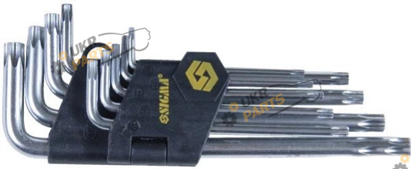 Г-образный ключ TORX Sigma T10-T50 мм 9 шт (4022231)