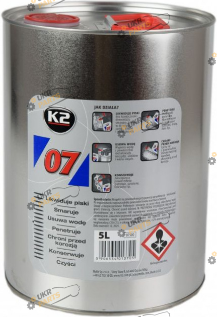 Универсальная смазка K2 07 5 л (07500)