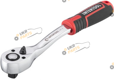 Трещетка с реверсом 3/8 дюйма Intertool Storm 72 зубца (ET-8002)