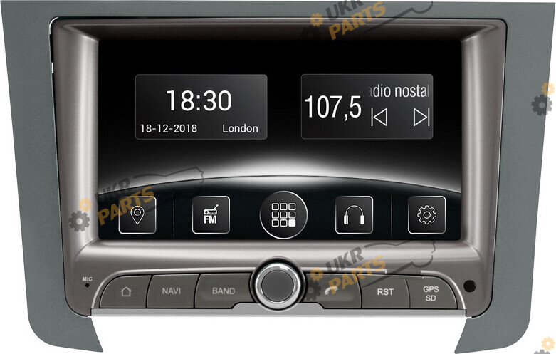 Штатная автомагнитола Gazer CM6007-W2 SsangYong (25022)