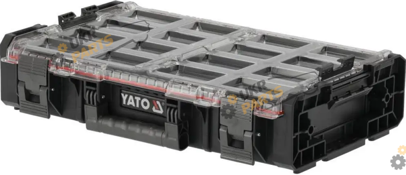 Органайзер Yato XL системный, 12 сменных лотков, 585 x 387 x 131 мм (YT-09180)