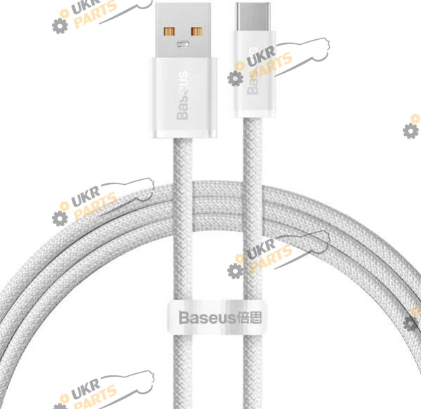 Кабель Baseus White USB/Type-C 5 А (CALD000602)
