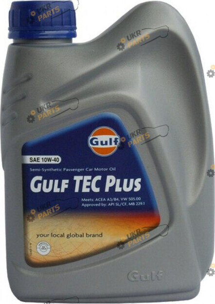Моторное масло Gulf Tec Plus 10W-40 1 л (124007GU02)