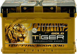 Автомобильный аккумулятор Tiger Gold Euro 77 Ач (AFS077-G00)