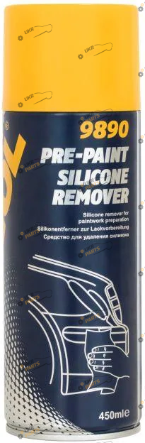 Очиститель для удаления силикона и воска Mannol Pre-Paint Silicone Remover 0.45 л (9890)
