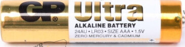 Батарейка GP Ultra Alkaline 1.5v LR03 ААA 1 шт. (GP2424AU)