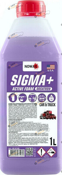 Шампунь для мойки NOWAX Sigma+ Active Foam Dosatron 1 л (NX01185)