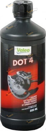 Тормозная жидкость Valeo DOT 4 BRAKE FLUID 0.5 л (402 030)