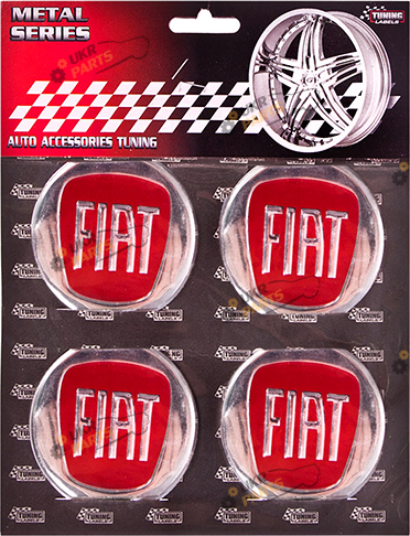 Эмблема на колпак SJS Ø 60мм (4 шт.) Fiat (42259)
