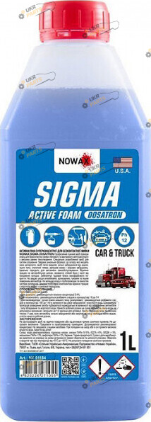 Шампунь для мойки NOWAX Sigma Active Foam Dosatron 1 л (NX01184)