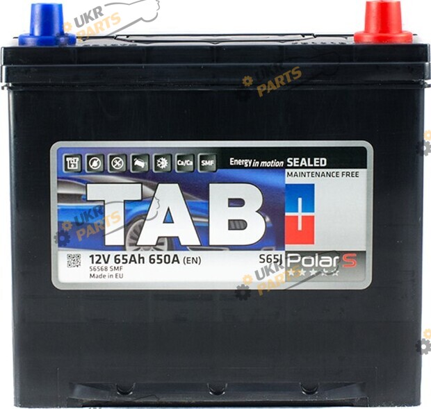 Автомобильный аккумулятор TAB Polar S (0) Euro Japan 65 Ач (246 865)