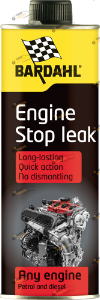 Восстановительная присадка для дизеля и бензина Bardahl ENGINE STOP LEAK 0.3 л (1107B)