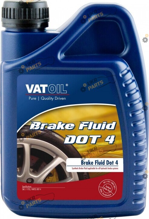 Тормозная жидкость Vatoil DOT 4 BRAKE FLUID 1 л (50117)