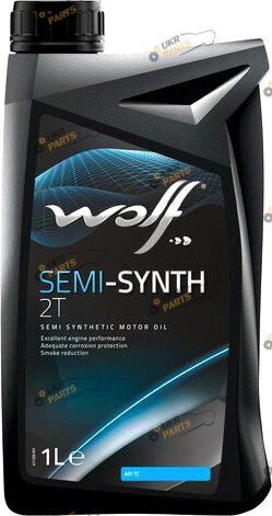 Моторное масло Wolf oil SEMI-SYNTH 2T 1 л (8301803)