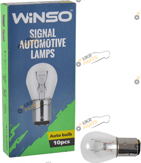 Лампочка салона Winso 12V P21/4W 21/4W BAZ15d 10шт.уп. (713140)