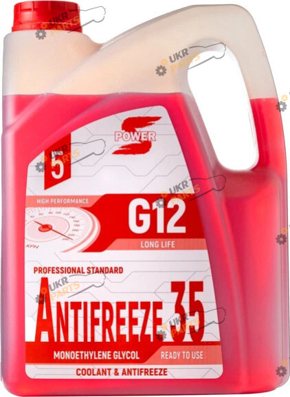 Антифриз S-power G12 красный 5 л (SPG125LCAN)