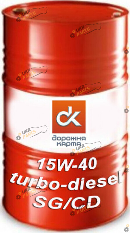 Моторное масло Дорожная карта TURBO-DIESEL 15W-40 200 л (41071001570)