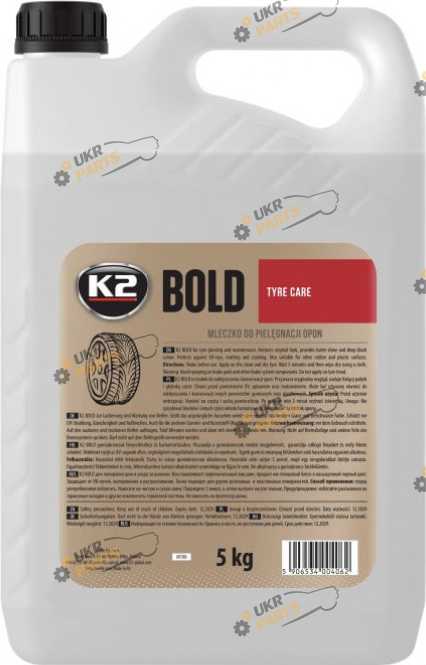 Очиститель для резины K2 BOLD 5 л (M190)