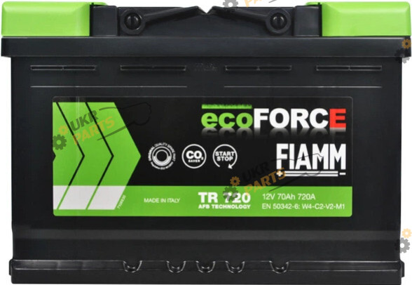 Автомобильный аккумулятор Fiamm Ecoforce 70 Ач (7907330)
