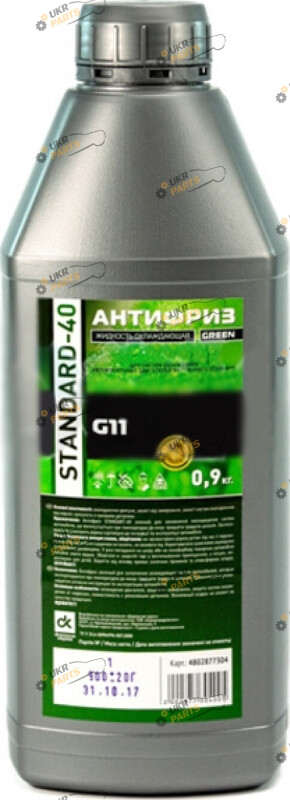 Антифриз Дорожная карта STANDART-40 LONG LIFE G11 зелёный 1 л (4802877304)