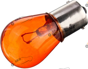 Лампочка Китай P21W 12V 21W BA15S AMBER латун.цоколь (1000200)