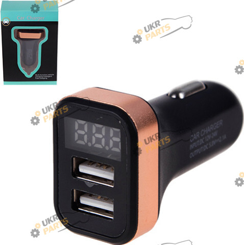 Зарядное устройство No Brand + вольтметр USB (47366)