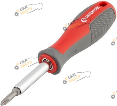 Отвертка с насадками Intertool VT-3341 6 в 1 (VT-3341)