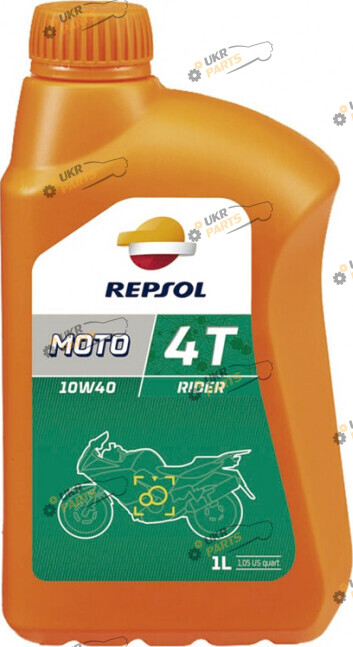 Моторное масло Repsol RP MOTO RIDER 4T 10W-40 1 л (RP165N51)