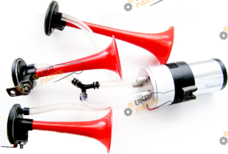 Звуковой сигнал King CICADA (тритрубний) KH-603-1 12V (red) (KH-603-1)