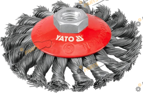 Щетка кольцевая Yato крацовка, Ø=100 мм (YT-4763)