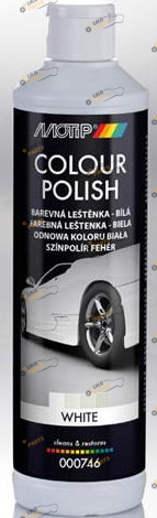 Полироль для кузова Motip Colour polish white 0.5 л (000746)