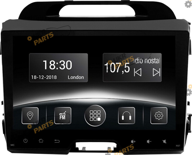 Штатная автомагнитола Gazer CM5509-SL Kia (27282)