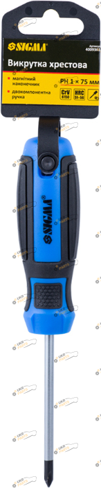 Отвертка Sigma Mega PH1 1 шт (4009361)