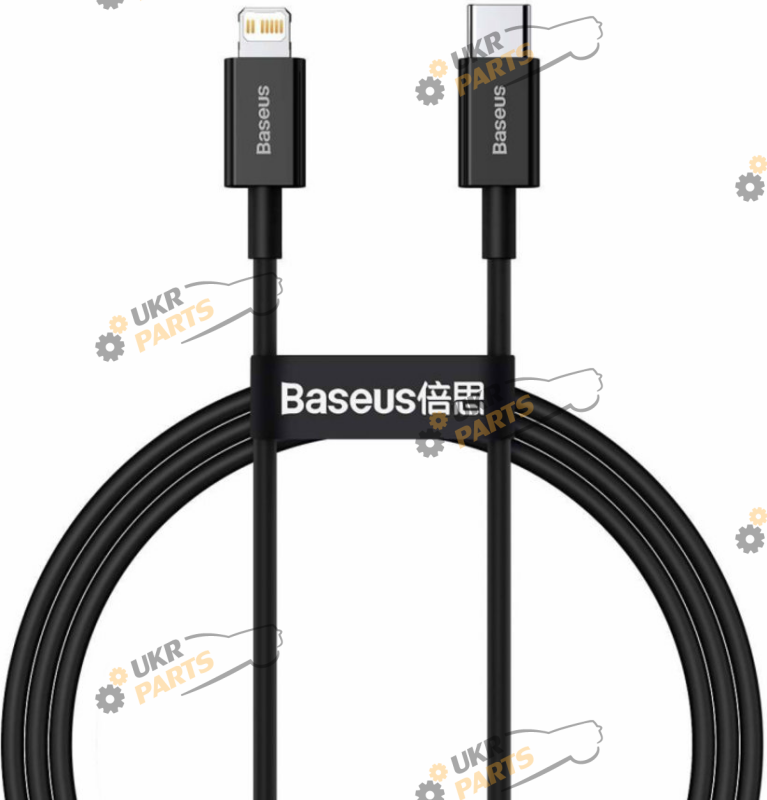 Кабель Baseus Superior Series 20W Black Type-C/Lightning 2.4 А (CATLYS-A01)